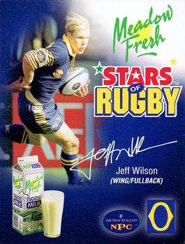 1999 Meadow Fresh Milk South Island Stars of Rugby #NNO Jeff Wilson Front